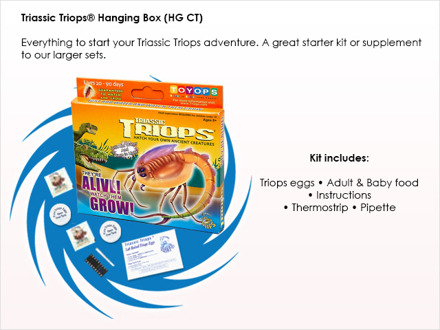 TRIASSIC TRIOPS - Racing Triops Kit, Contains Eggs, Food, Instructions and  Helpful Hints to Hatch and Grow Your Own Speedy Prehistoric Creatures, Fun  Educational Toy for Kids 